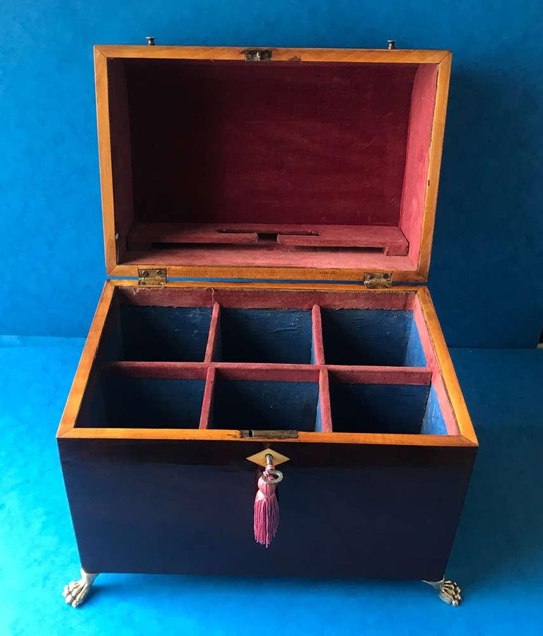 18th Century 1790 Mahogany Dutch Decanter Box For Sale At 1stdibs