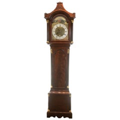 18th Century 8 Day Arched Brass Dial Moon Phase Longcase Clock