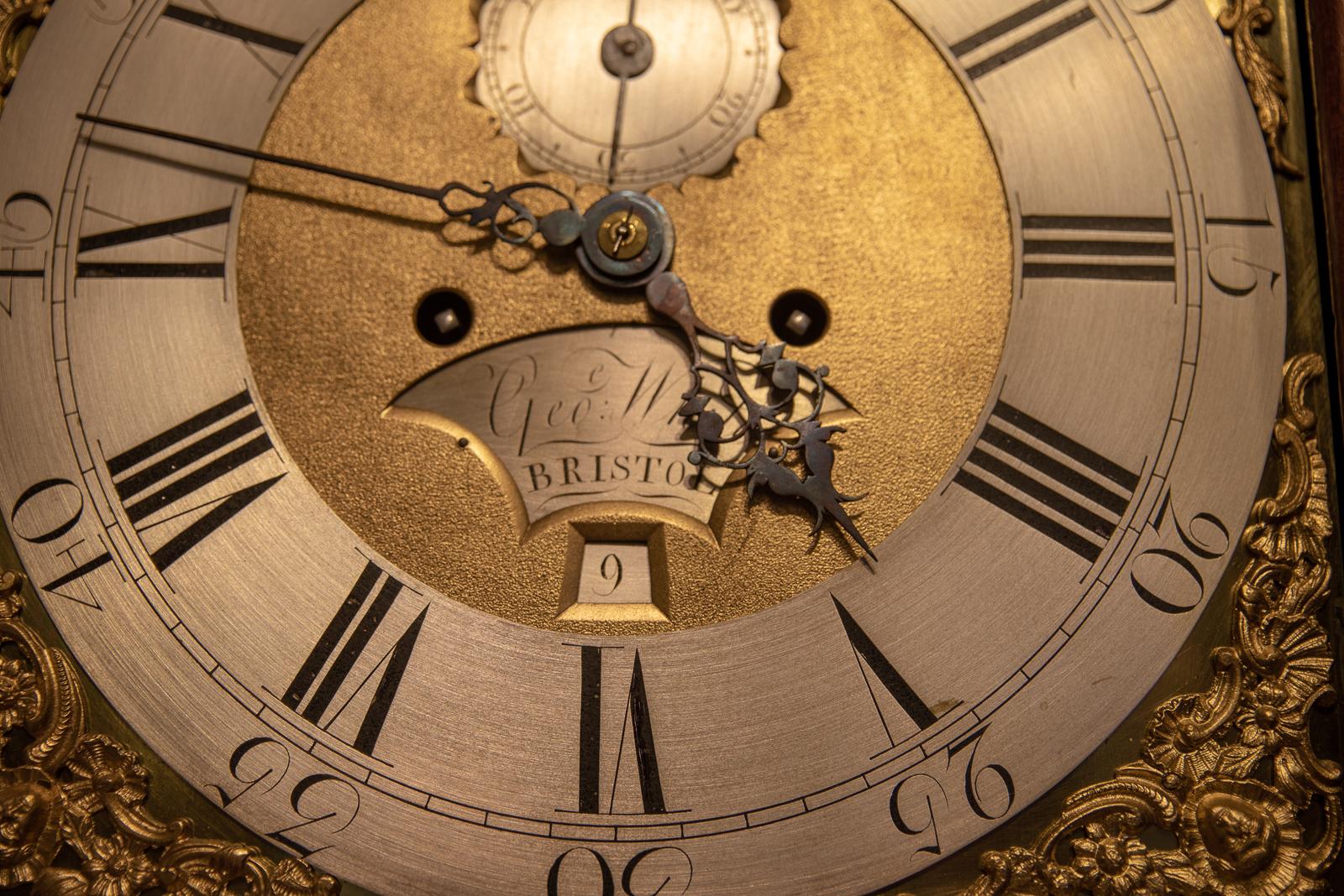 grandfather clock moon dial mechanism