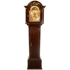 18th Century 8 Day Brass Dial Moon Phase Clock by George White of Bristol