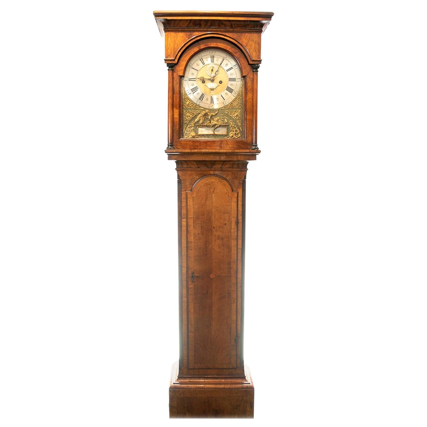 18th Century 8 Day Longcase Clock by William Newman of Norwich For Sale