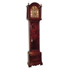 18th Century 8 Day Mahogany Long Case Clock, by B. Francis of Gravesend