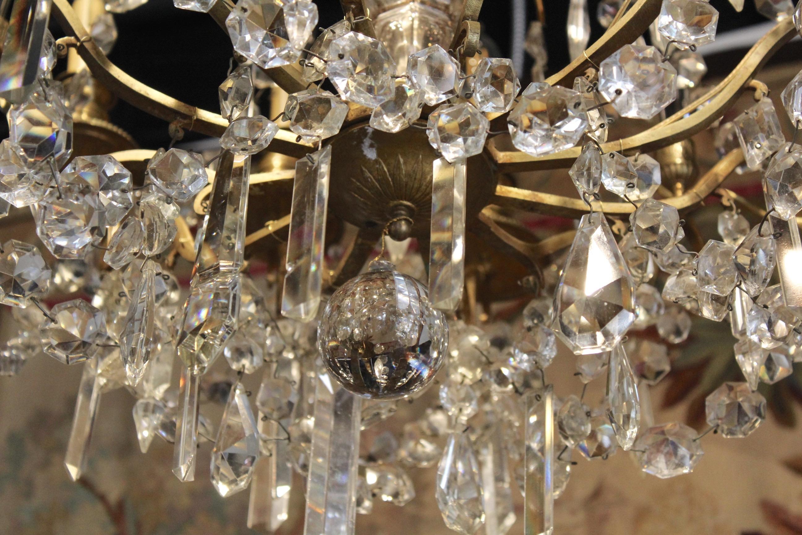 century 9 light chandelier
