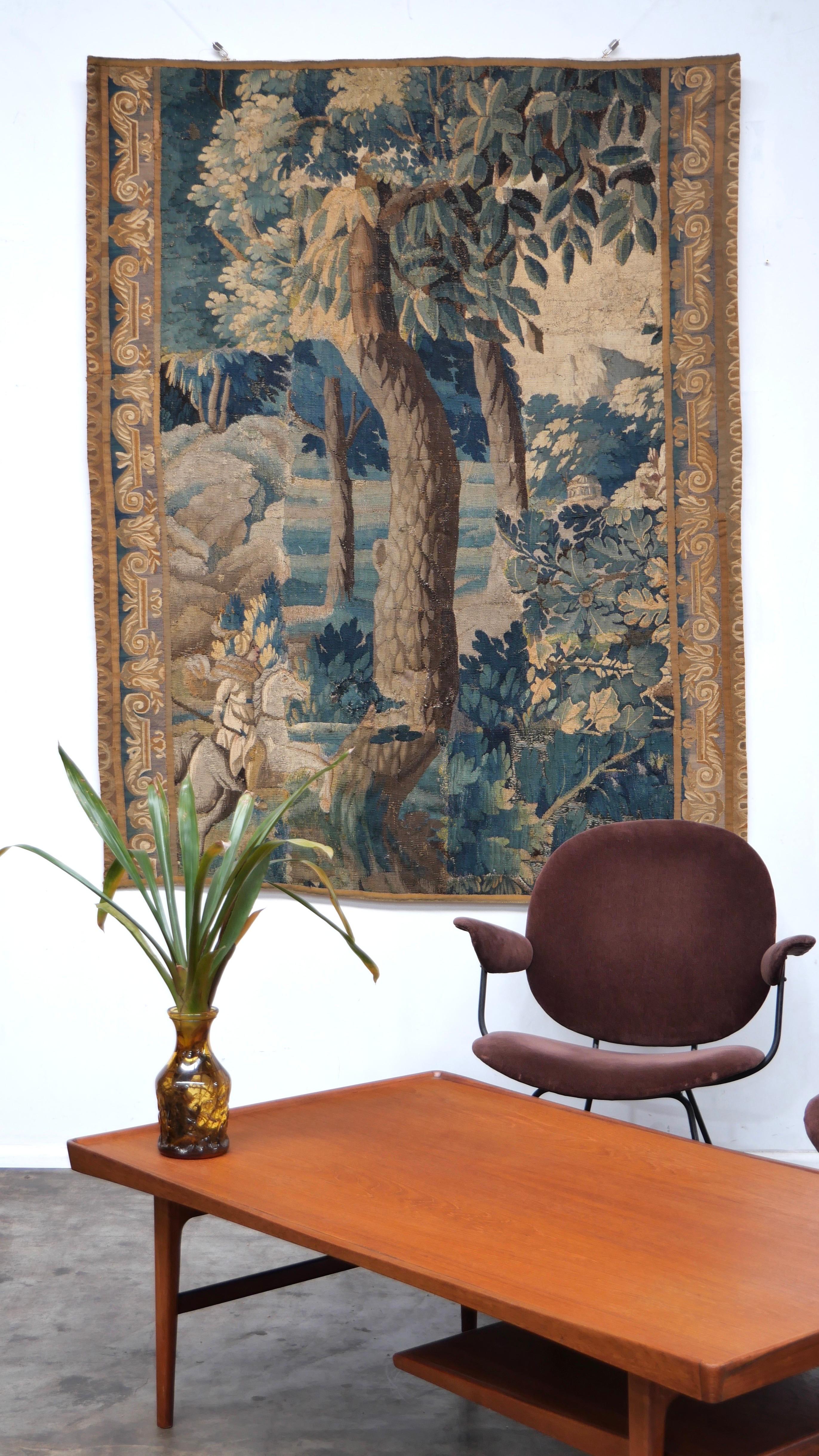 Abstrakte Wandteppich Collage aus dem 18. (Französisch) im Angebot