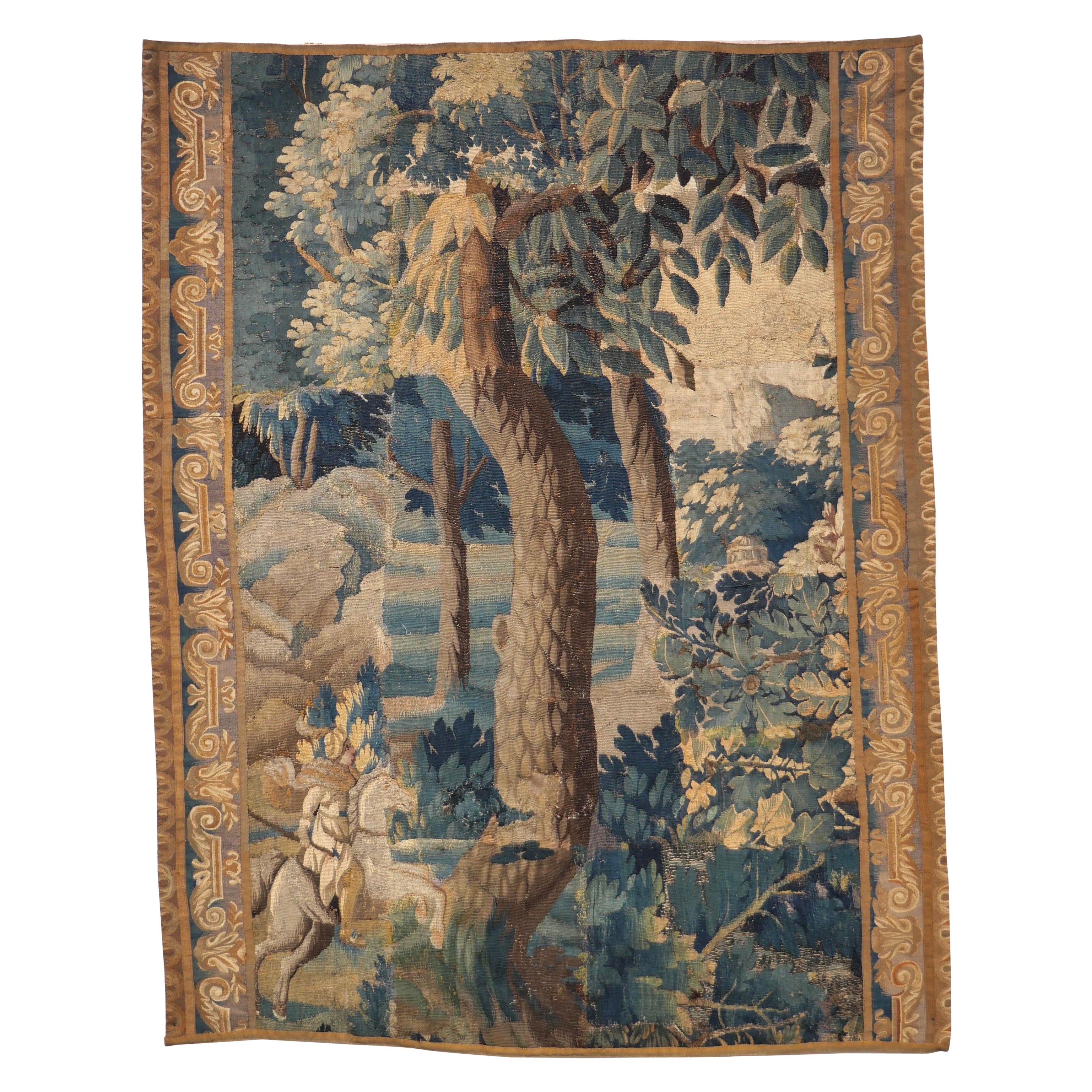 18th Century Abstract Tapestry Collage For Sale