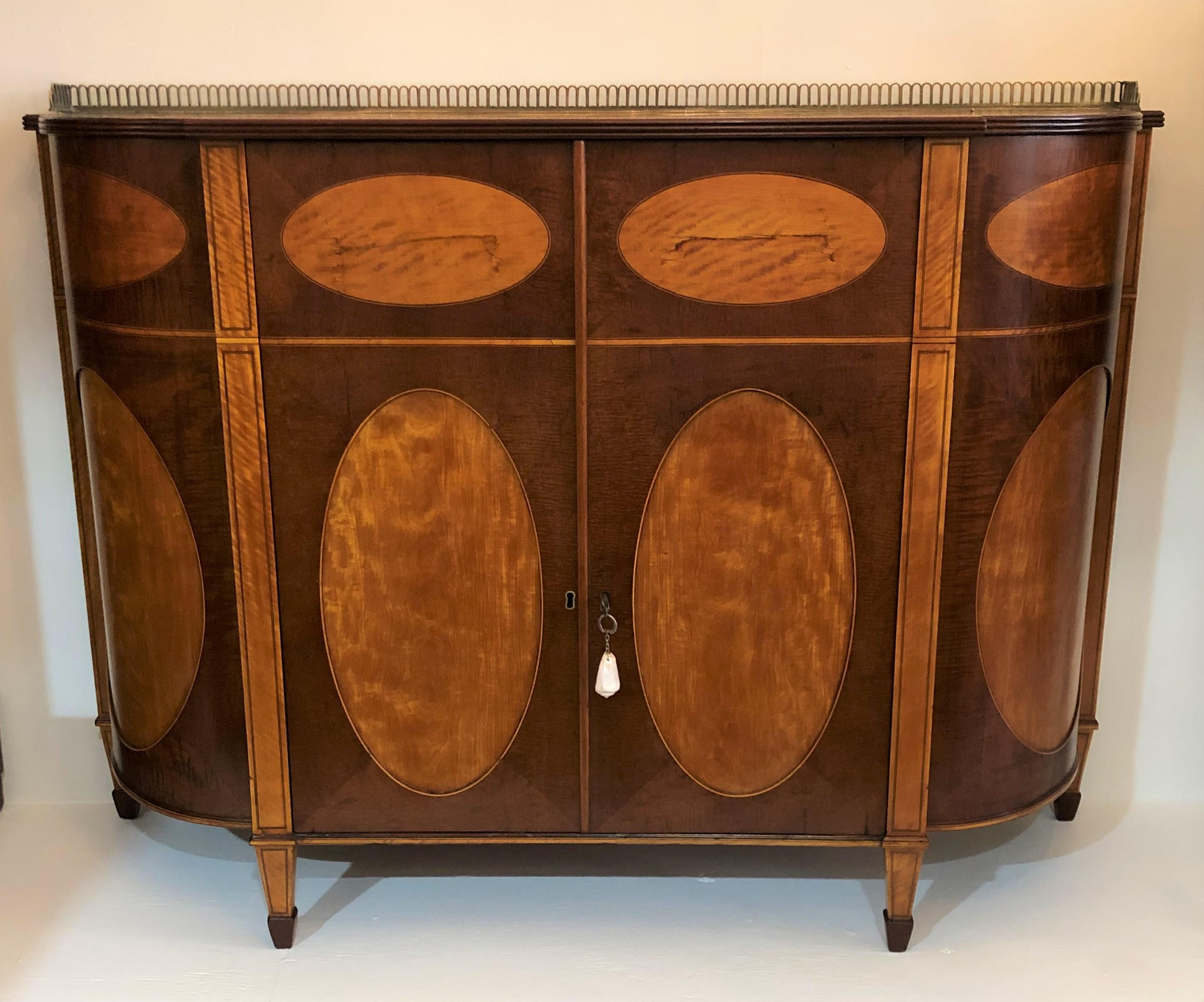 18th Century Adams Satinwood Credenza / Commode 5