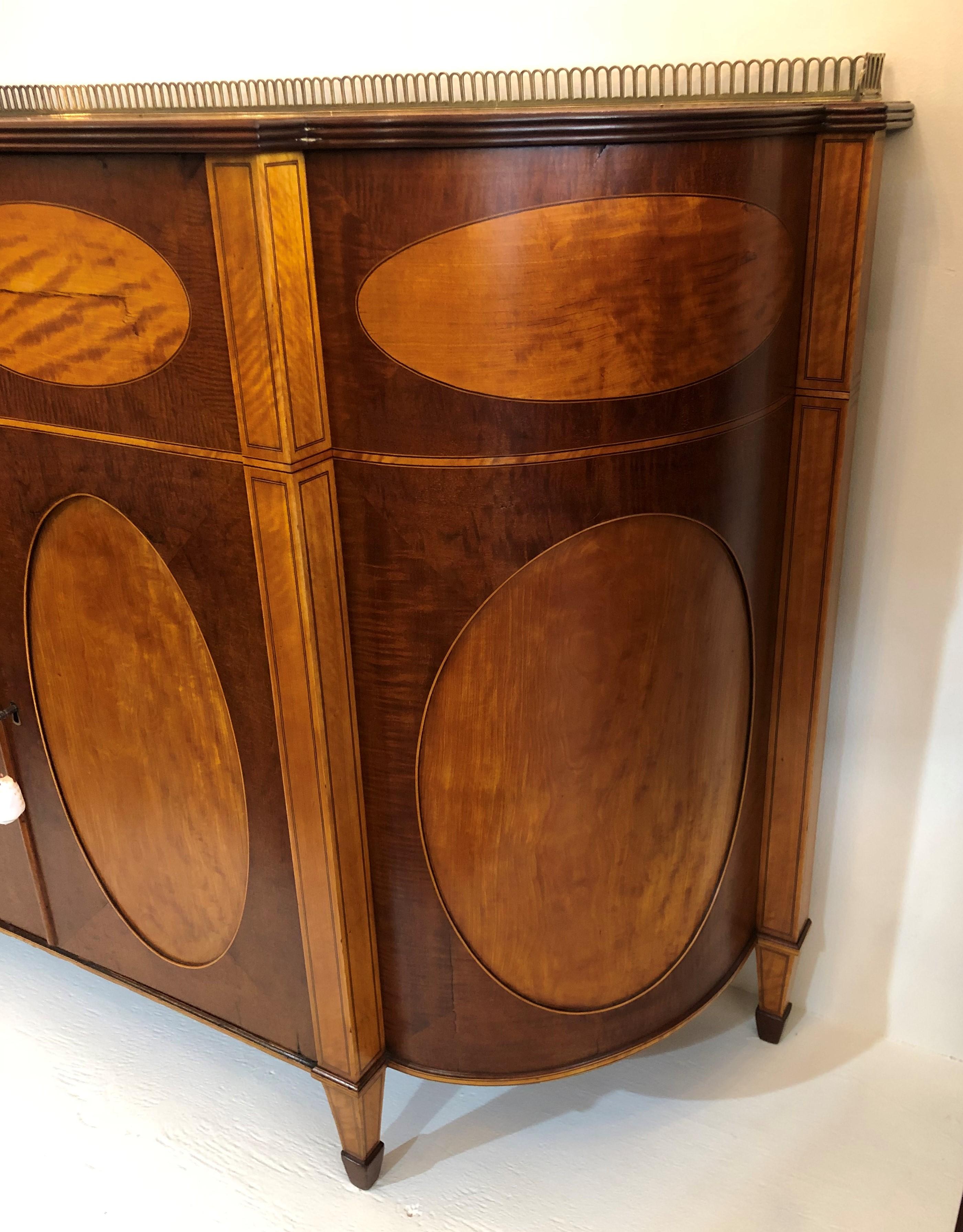 18th Century Adams Satinwood Credenza / Commode 1