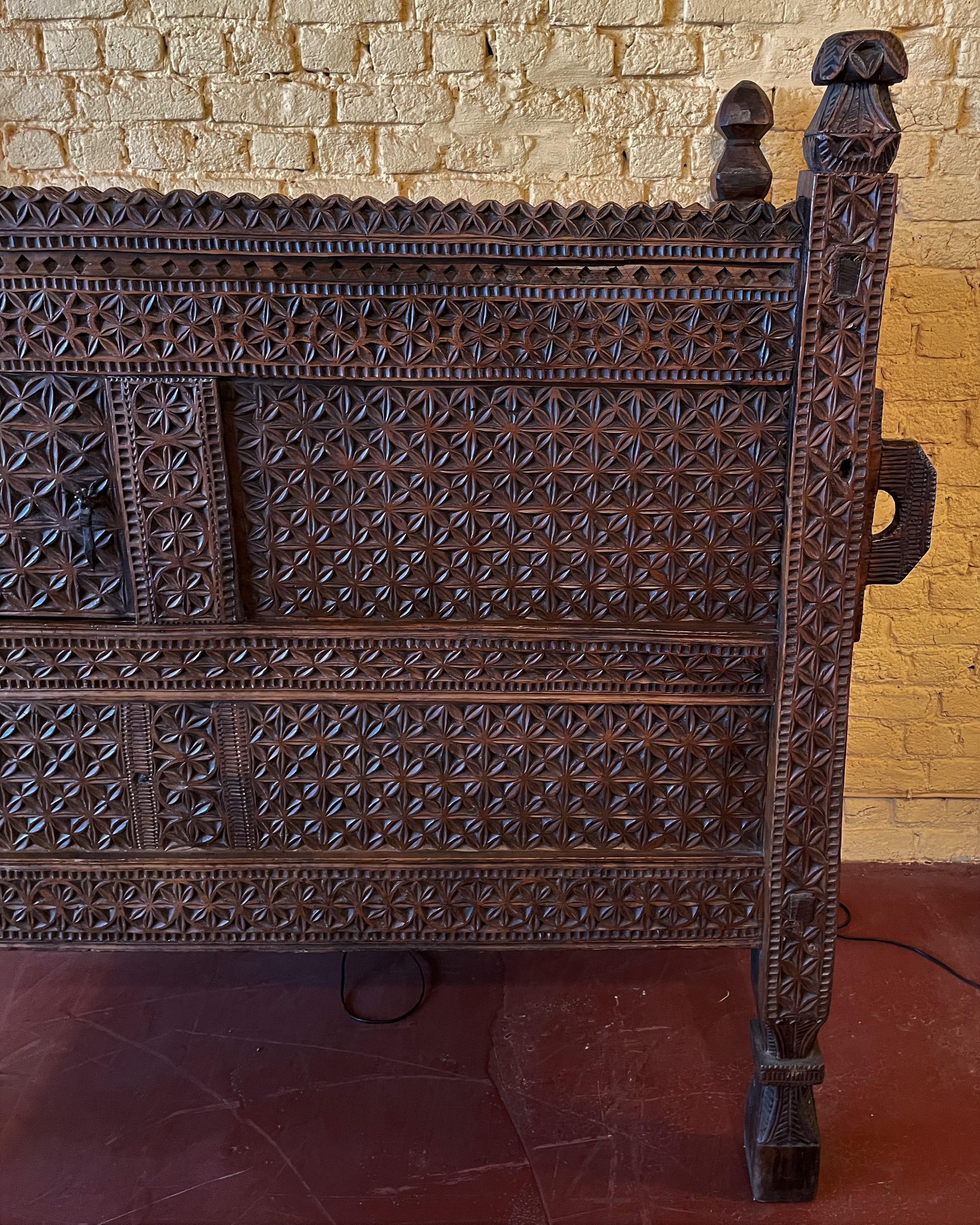 Tribal 18th Century Afghan Chest or Buffet For Sale