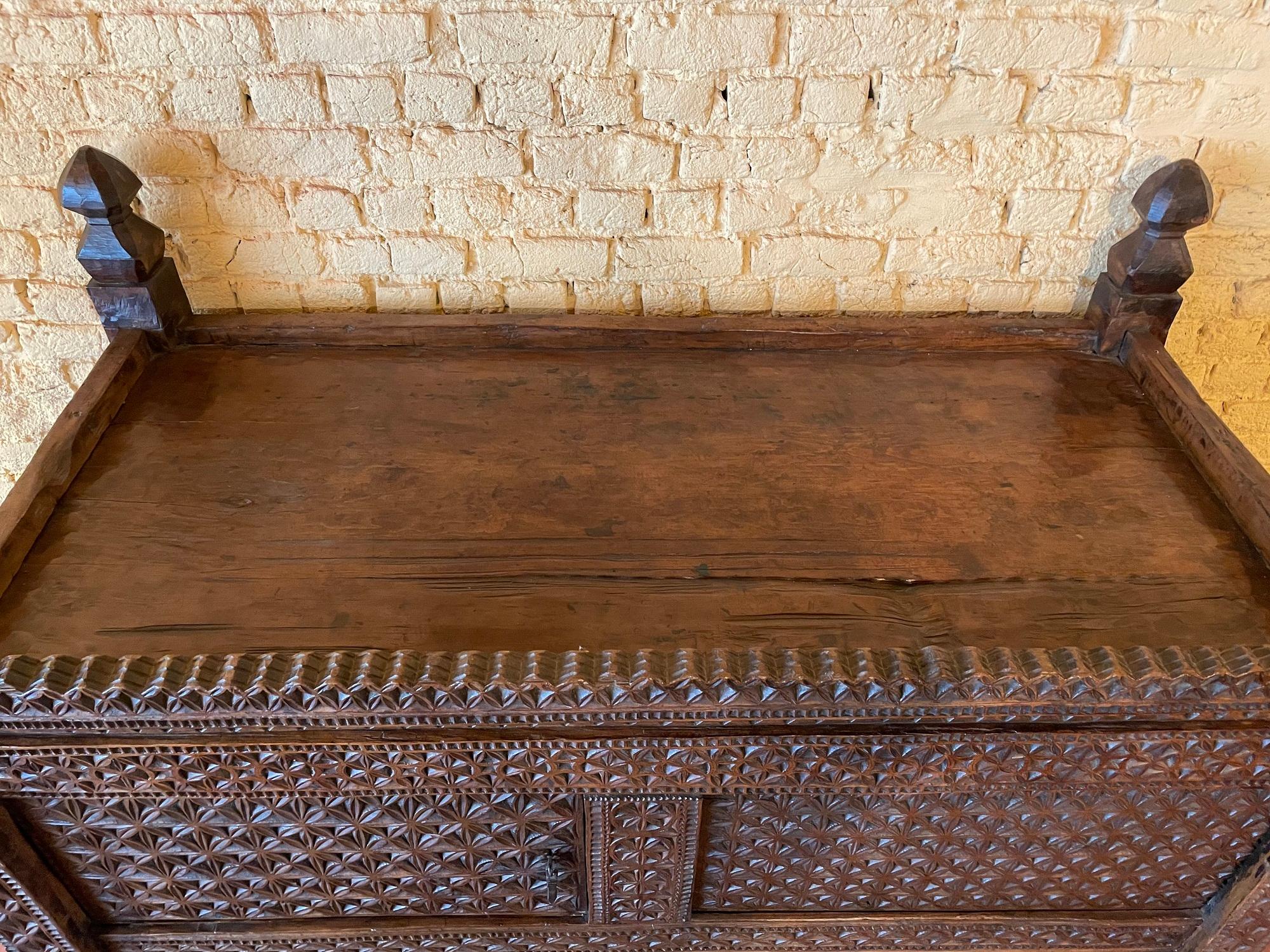 18th Century and Earlier 18th Century Afghan Chest or Buffet For Sale