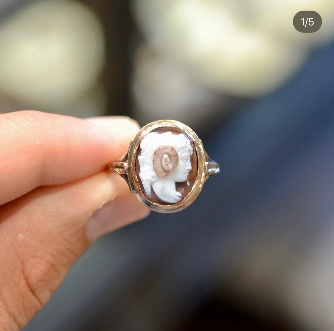 18th Century Agate Cameo Of A Gryllos In Good Condition For Sale In Firenze, IT