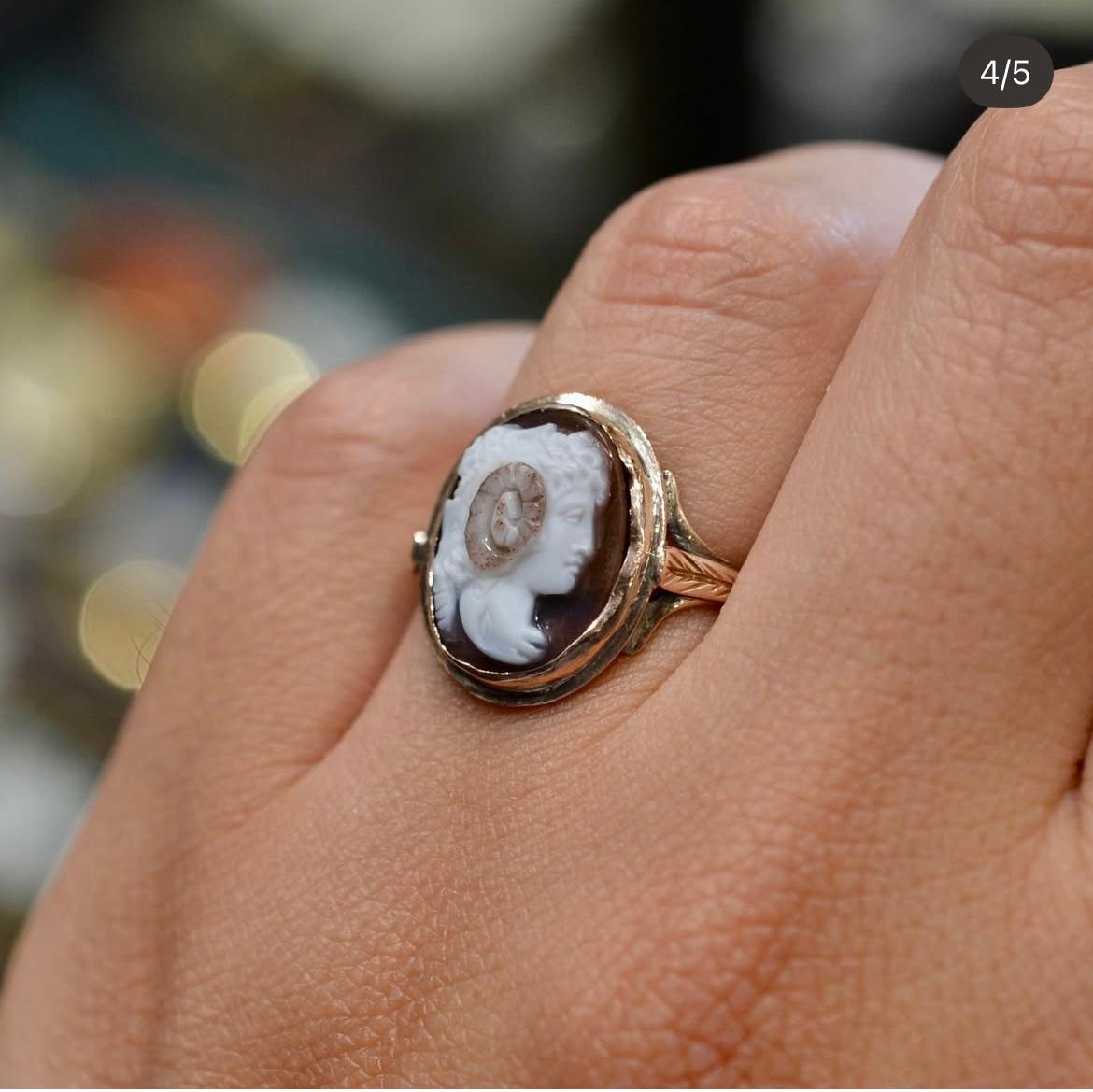 18th Century Agate Cameo Of A Gryllos For Sale 2