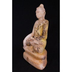 18th Century Alabaster Buddha from Burma