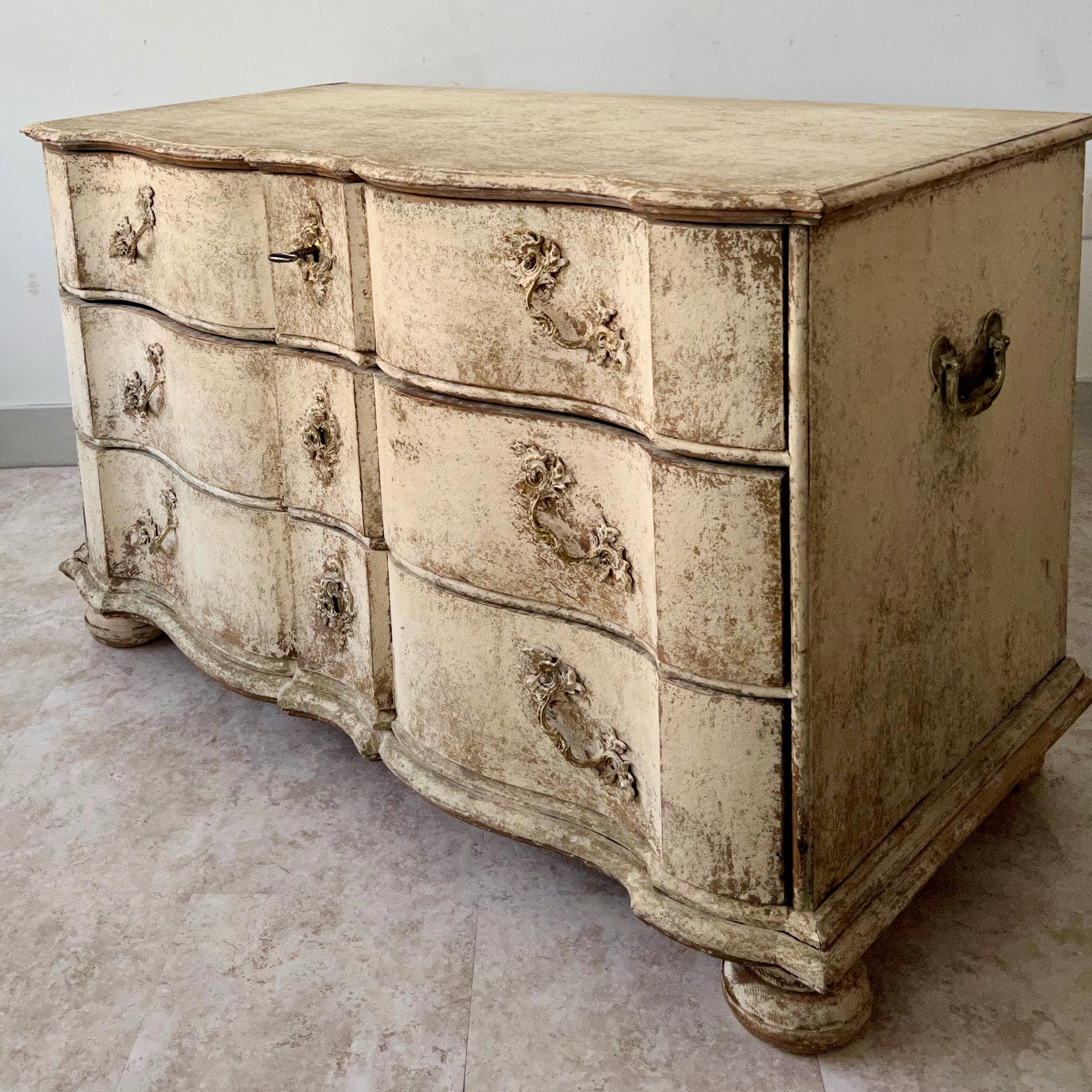 Baroque Revival 18th Century Alsace Baroque Commode For Sale