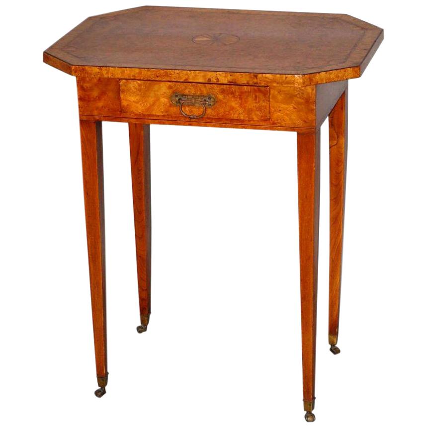 18th Century Amboyna Occasional Table