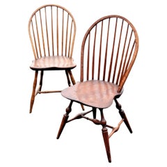  18th Century American Bow Back Windsor Chairs