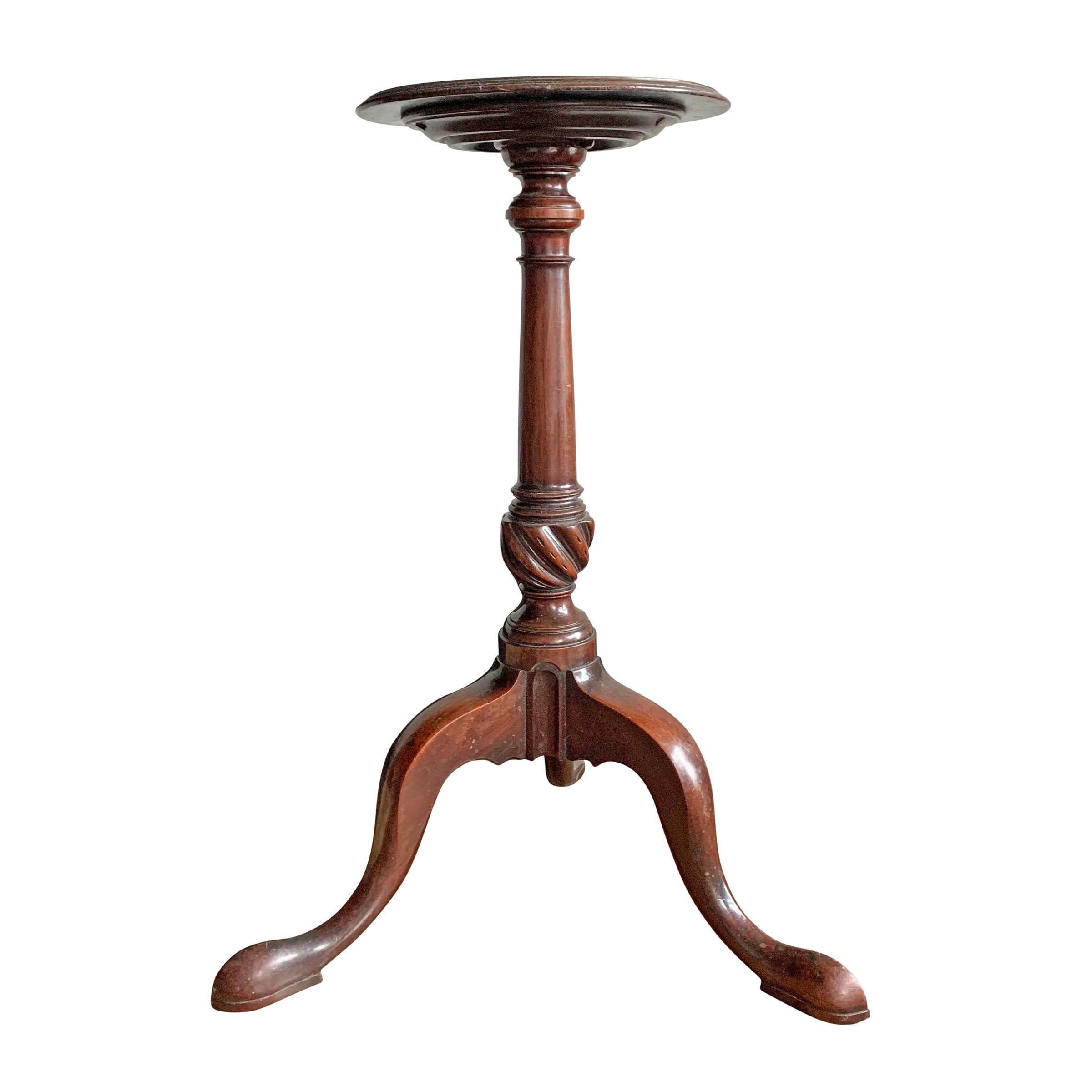 Queen Anne 18th Century American Candle Stand