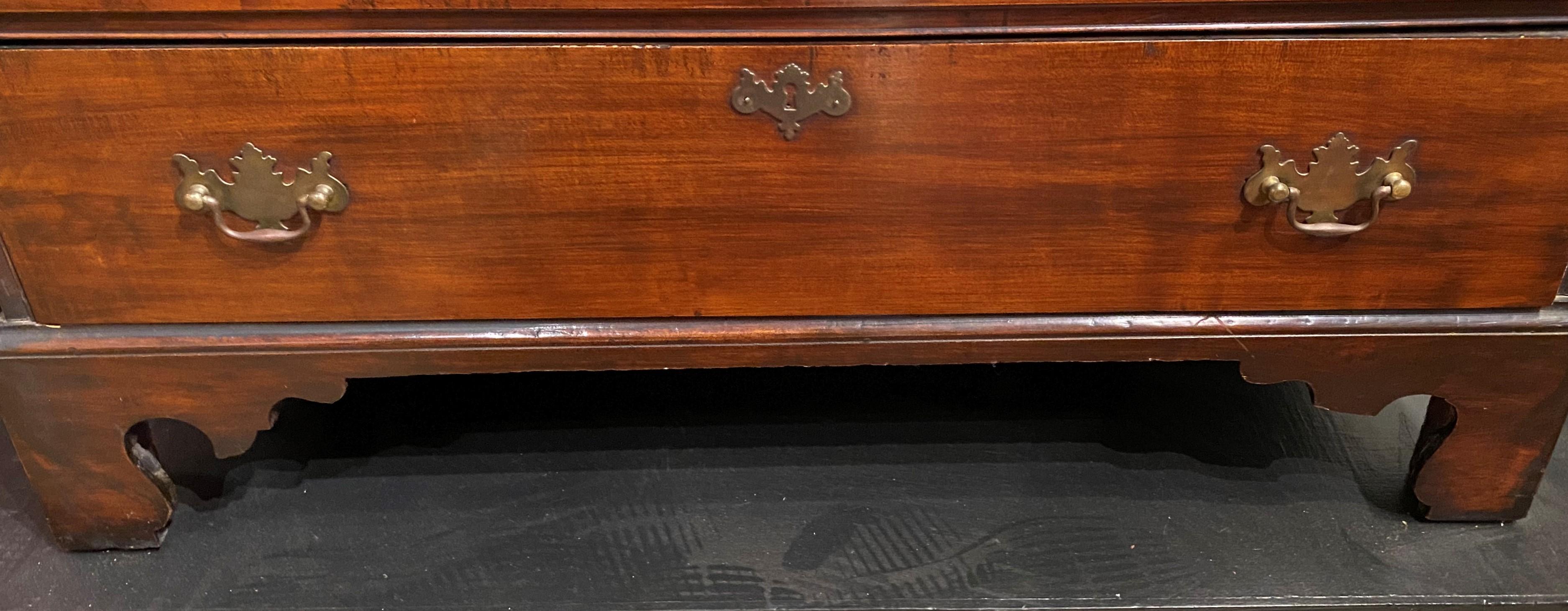 18th Century American Chippendale Maple Slant Front Desk 8