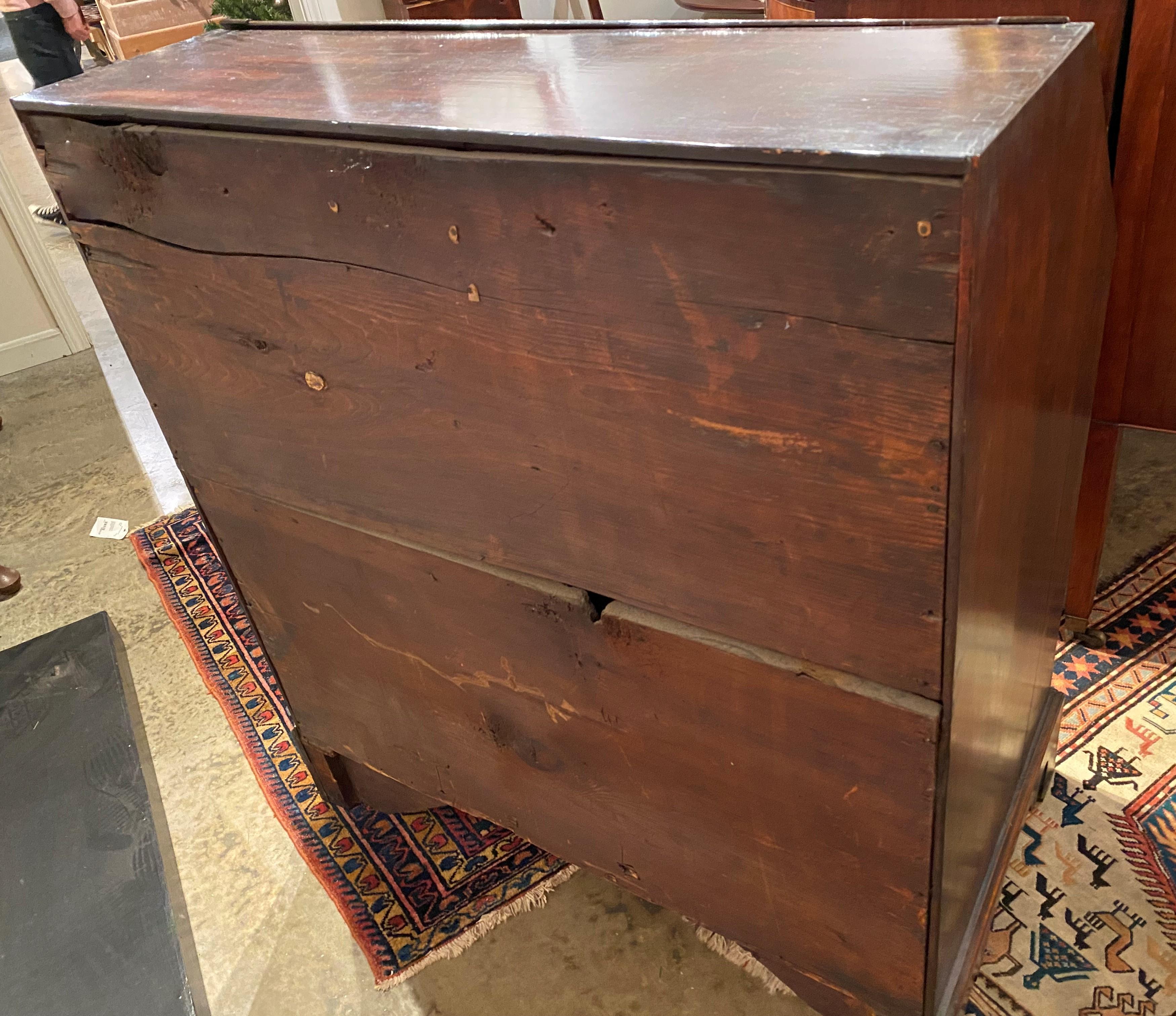 18th Century American Chippendale Maple Slant Front Desk 11