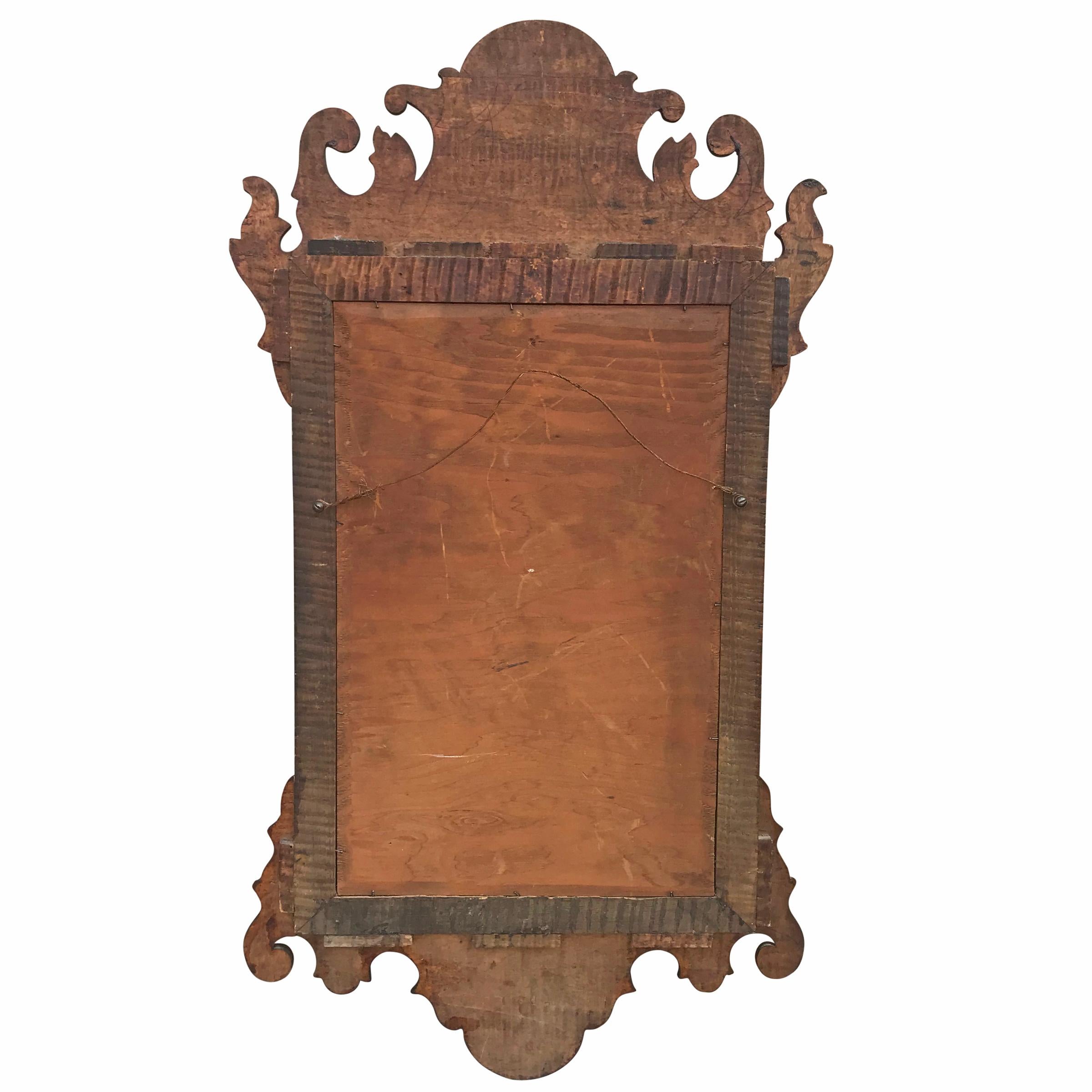 Maple 18th Century American Chippendale Mirror