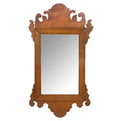Antique 18th Century American Chippendale Mirror
