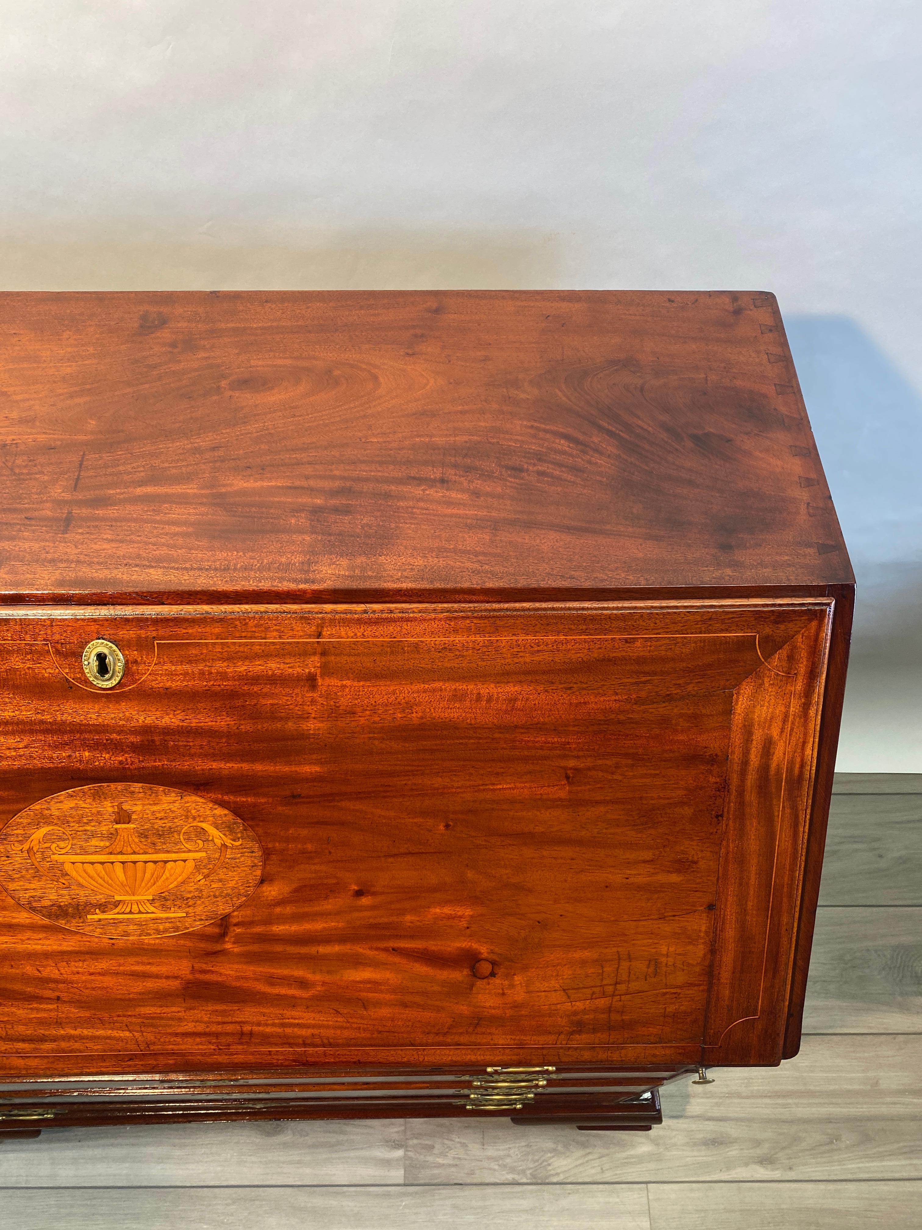 18th Century American Chippendale Slant Front Bureau Desk Washington D.C. 5