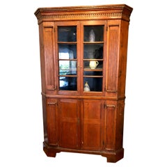 18th Century American Corner Cupboard