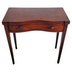 18th Century American Federal Period Mahogany Flip-Top Table