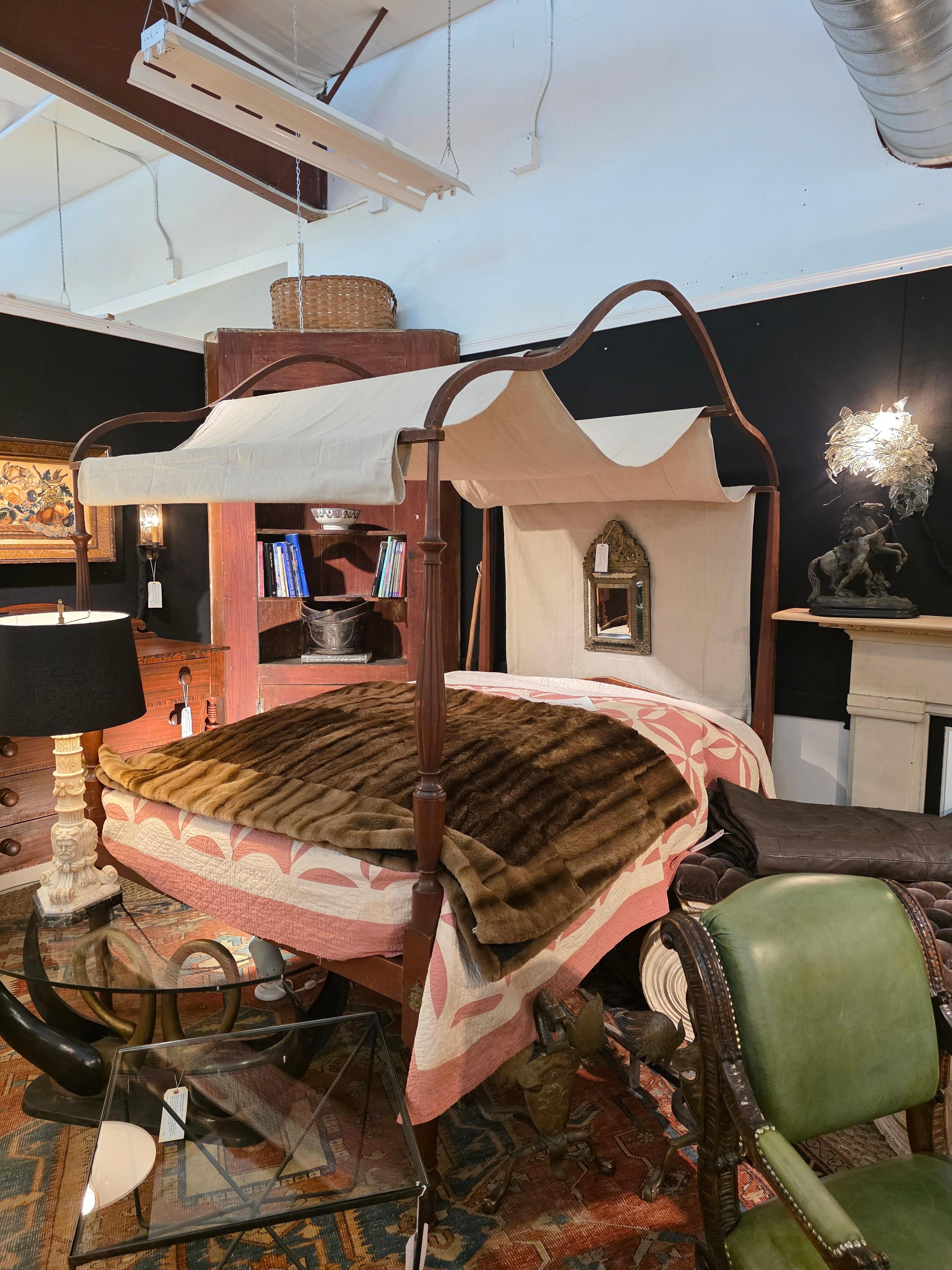 18th Century American Four Post Bed Salem Massachusetts For Sale 5