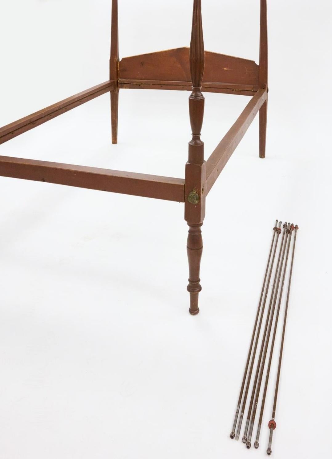 Federal 18th Century American Four Post Bed Salem Massachusetts For Sale