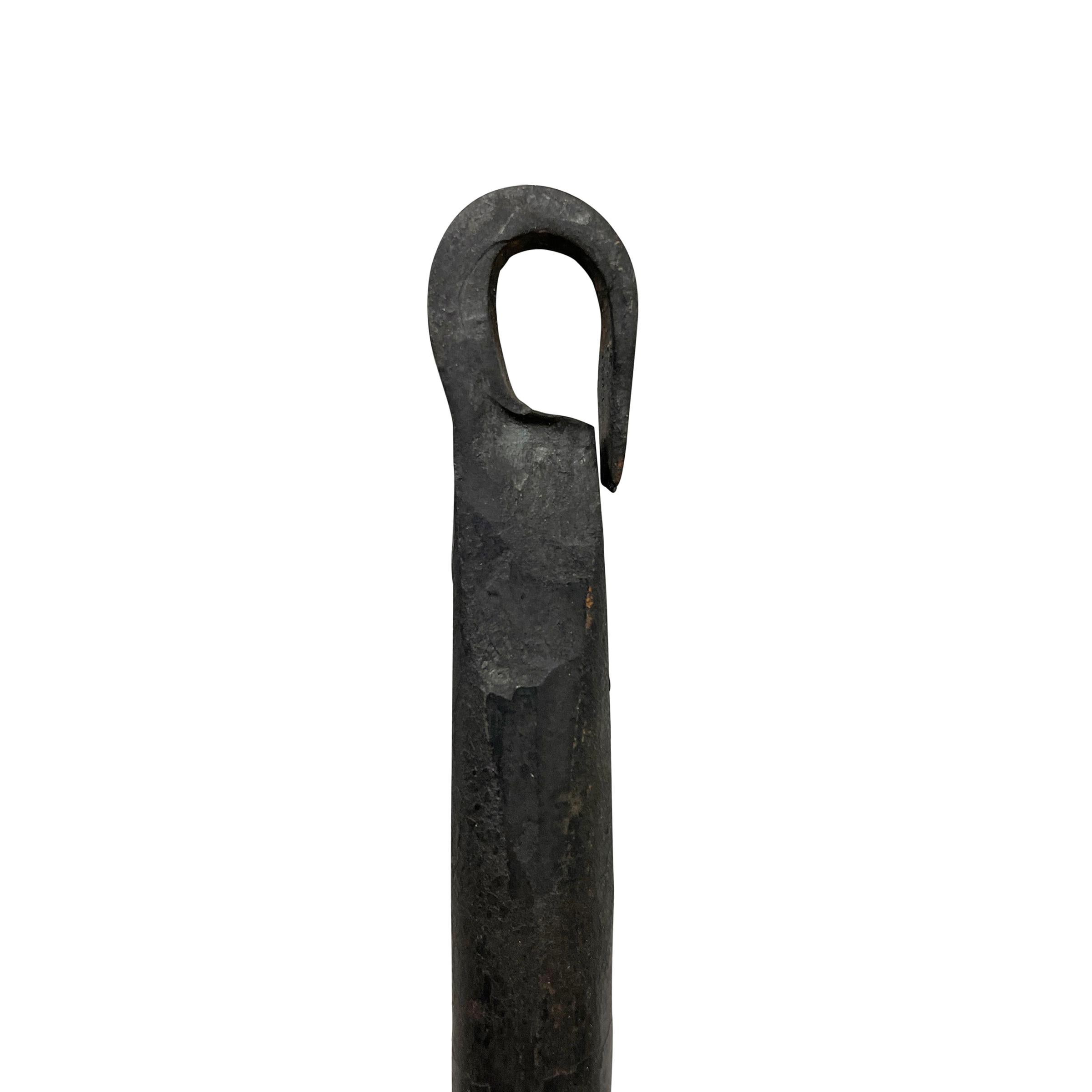 18th Century American Iron Two-Arm Sconce 4
