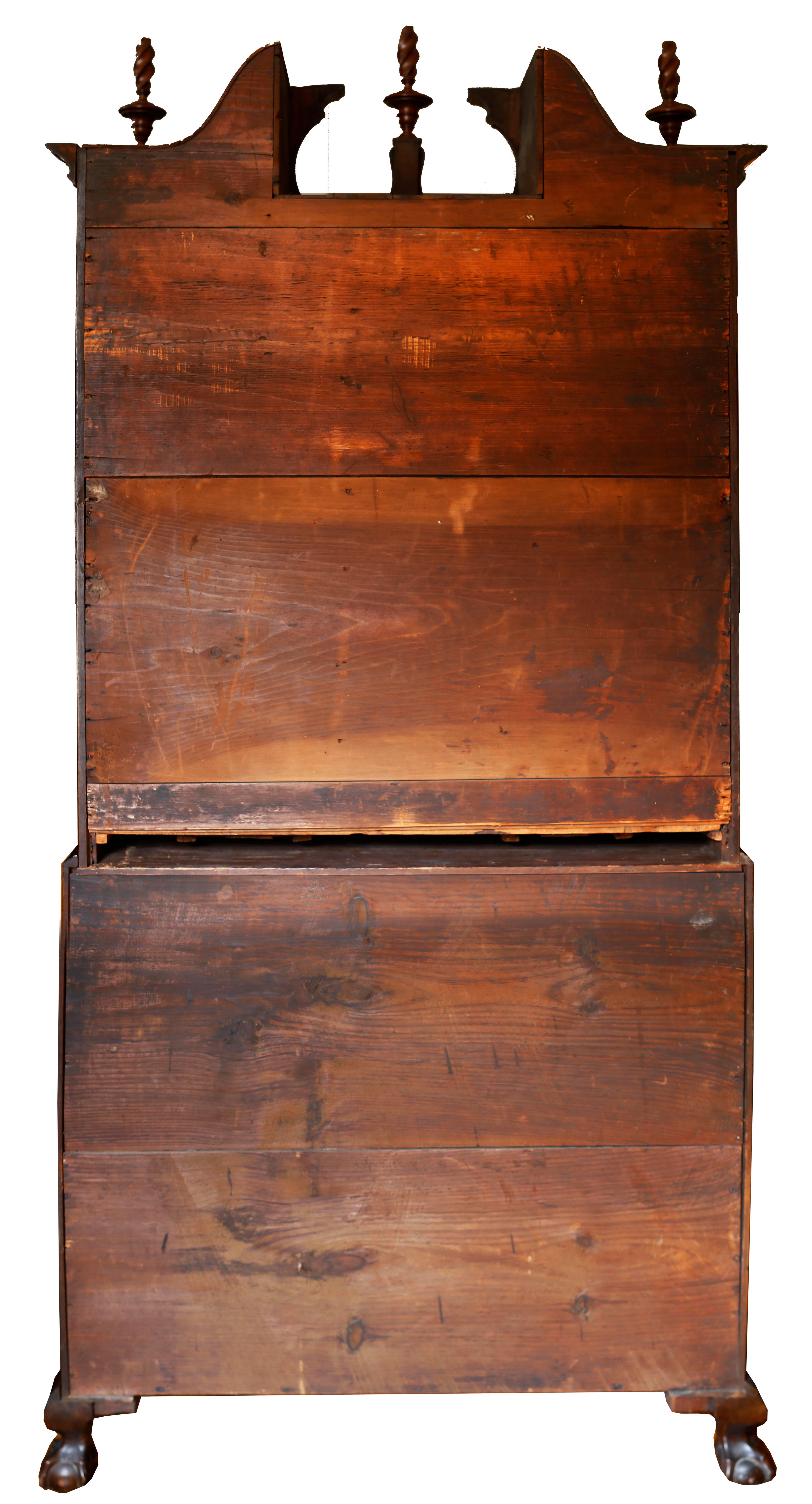 Commode Chippendale américaine en acajou du 18ème siècle, vers 1770 5