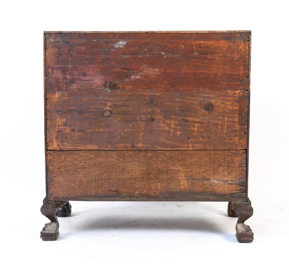 18th Century American Mahogany Chippendale Slant Front Desk 1