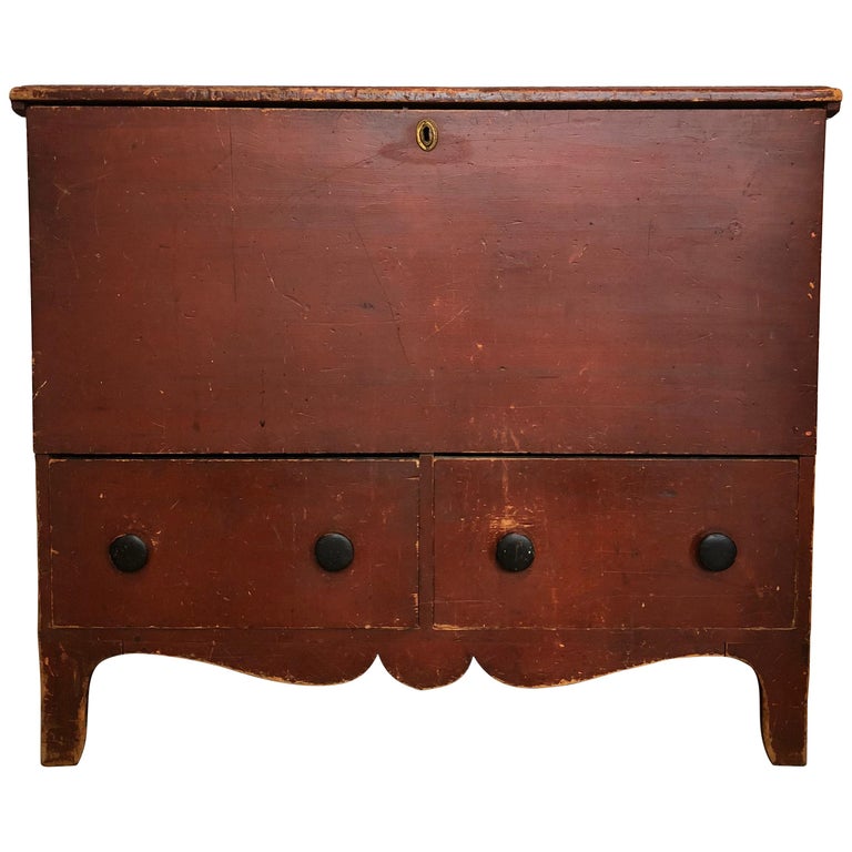 18th Century American Pine Blanket Chest For Sale at 1stDibs | 18th ...
