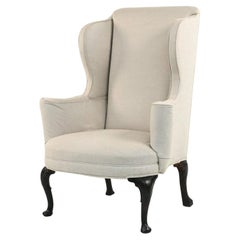 18th Century American Queen Anne Wingback Armchair