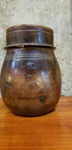 18th Century American Treenware Storage Jar