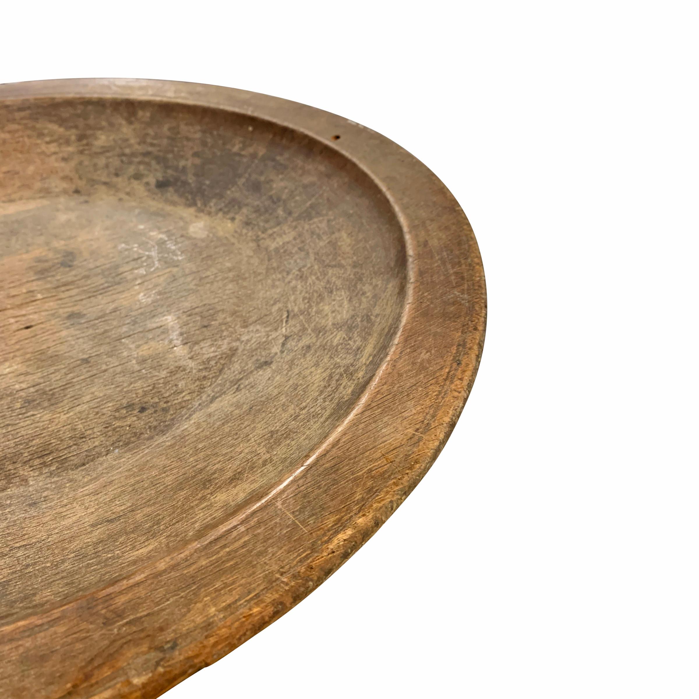 18th Century American Turned Wood Bowl In Good Condition For Sale In Chicago, IL