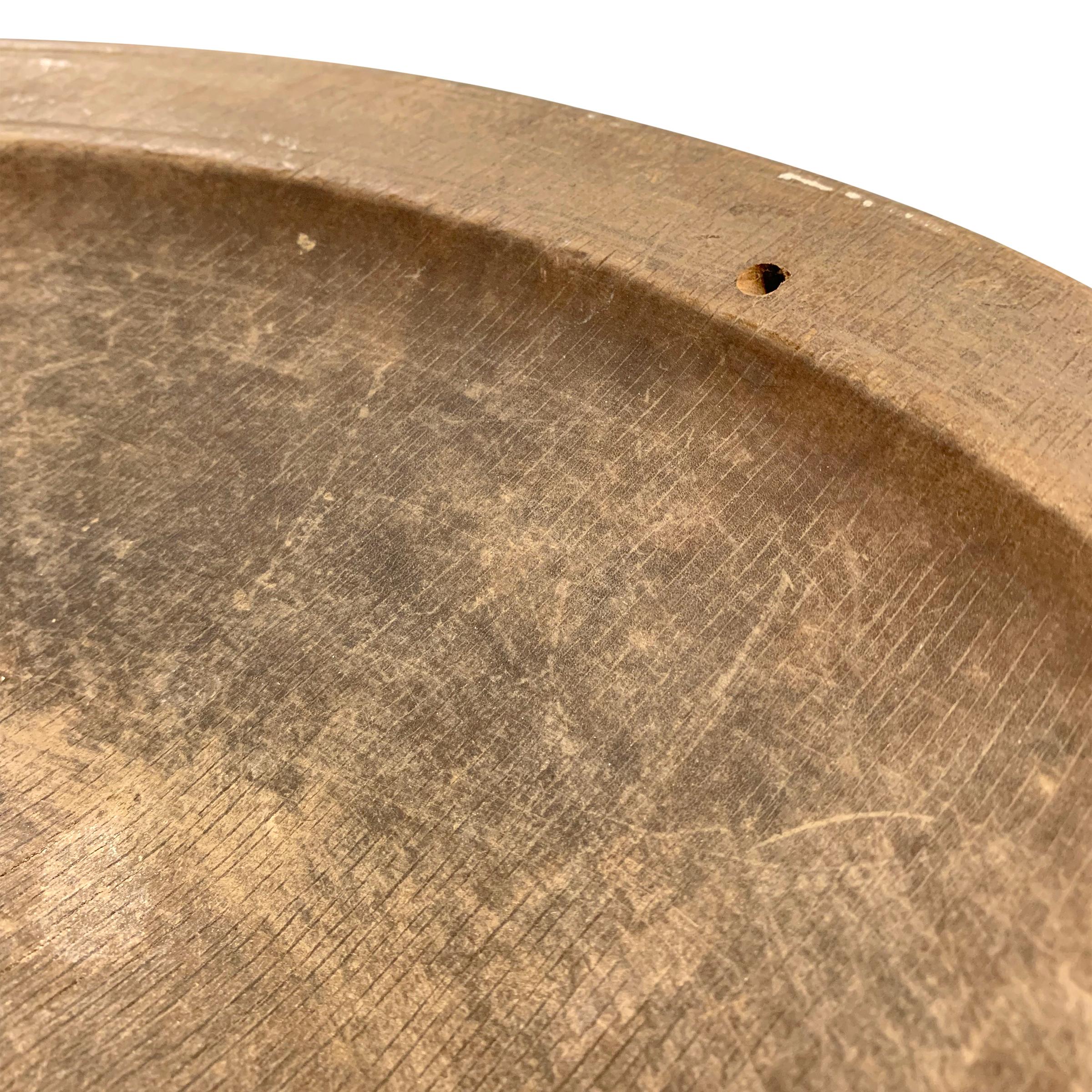 18th Century American Turned Wood Bowl For Sale 1
