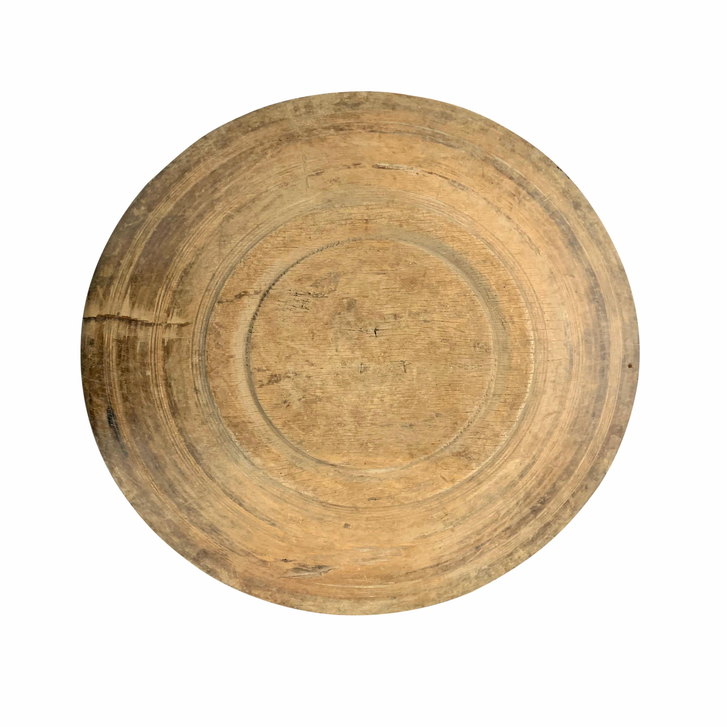 18th Century American Turned Wood Bowl For Sale 2