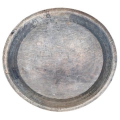 18th Century American Turned Wood Platter