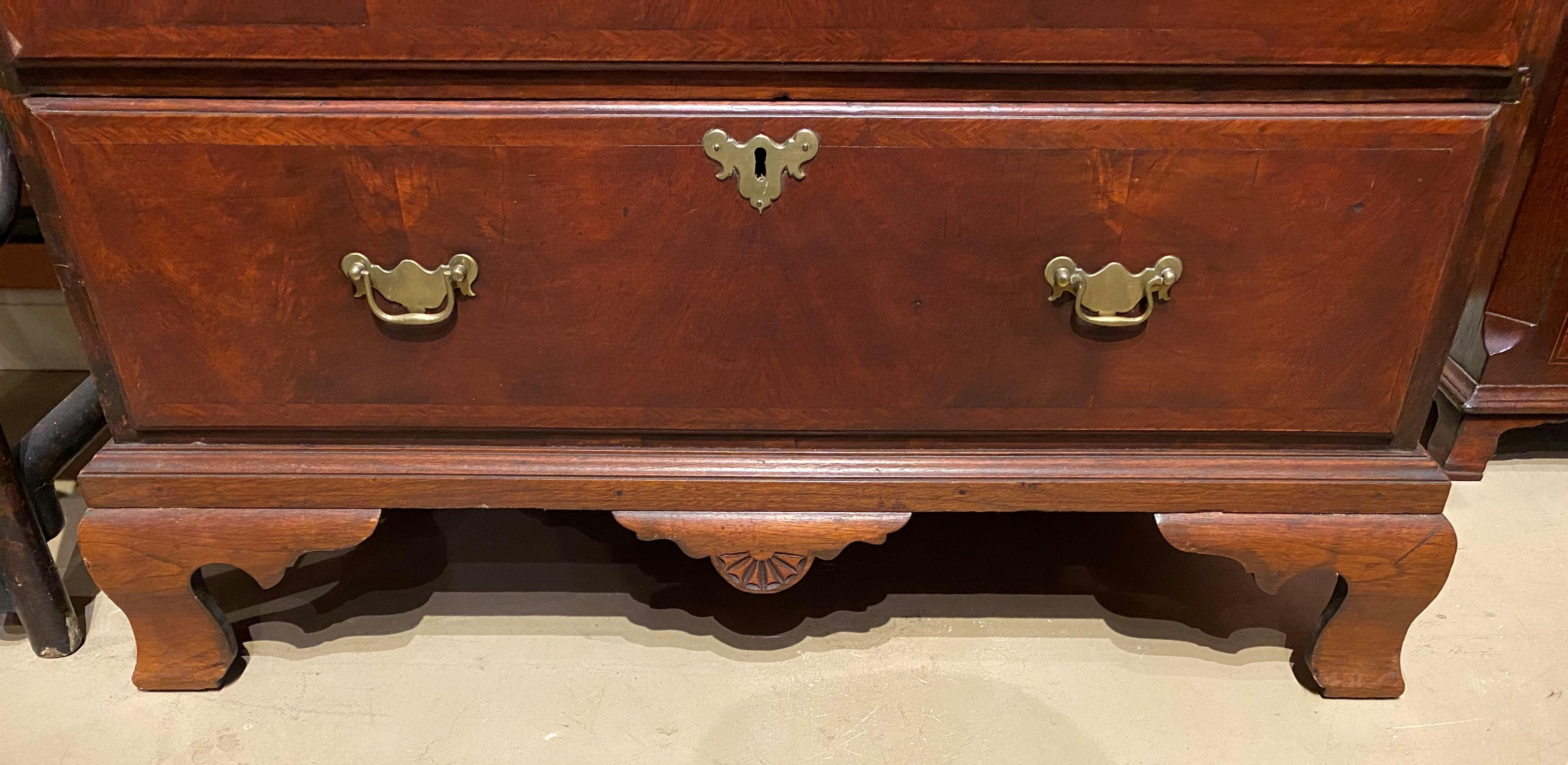 18th Century American Two Over Three Chest of Drawers For Sale 1