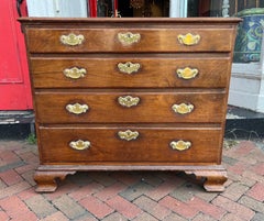 18th Century American Walnut Chest, Possibly Virginia