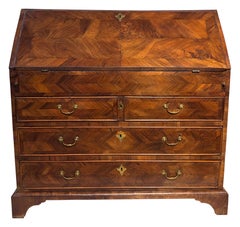 18th Century American Walnut Fall Front Desk Bureau