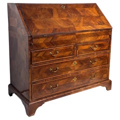 18th Century American Walnut Fall Front Desk Bureau
