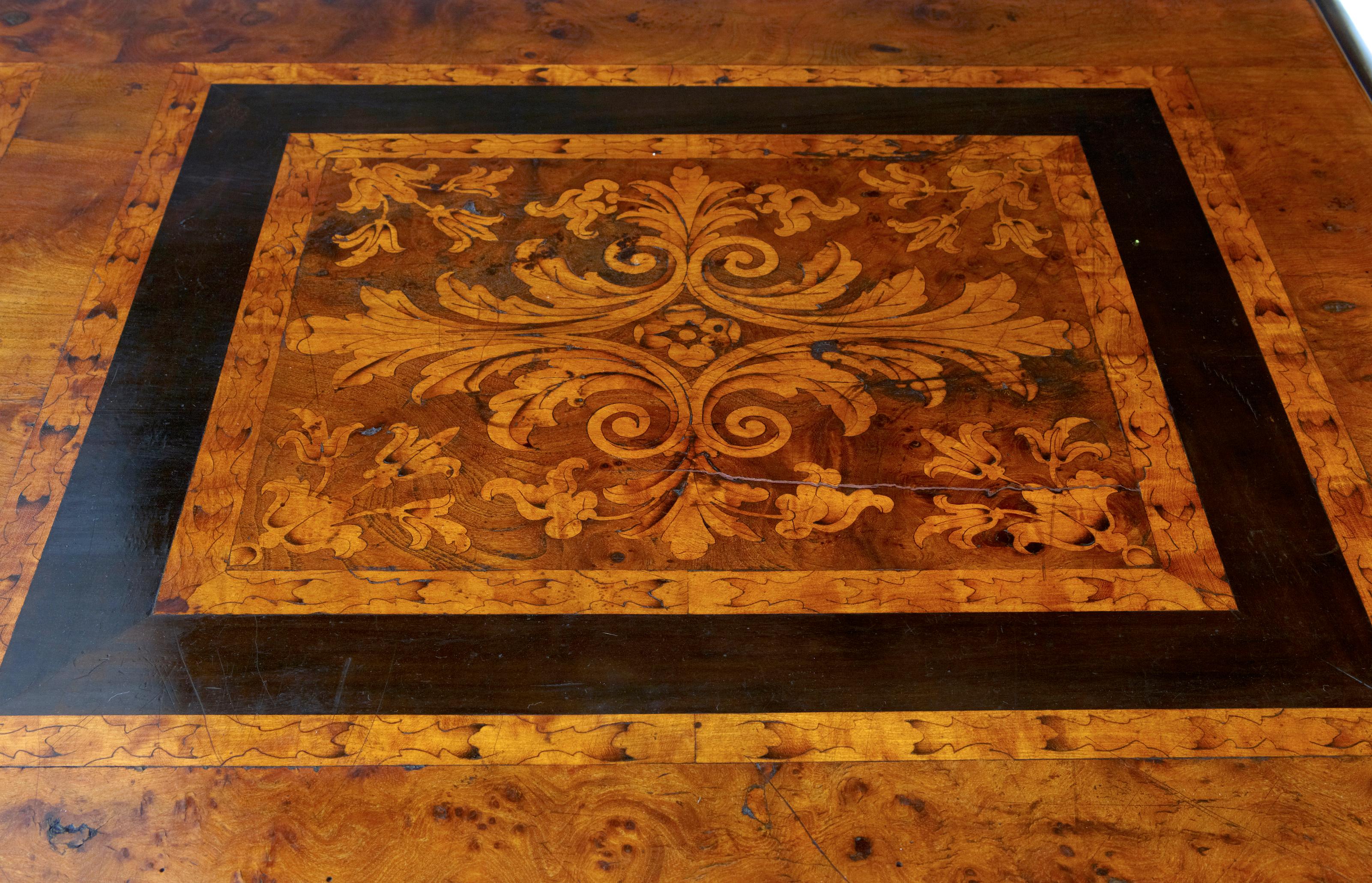 18th Century and Later Continental Marquetry Chest on Stand 3