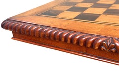 18th Century Anglo-Indian Satinwood & Padouk Chess Table