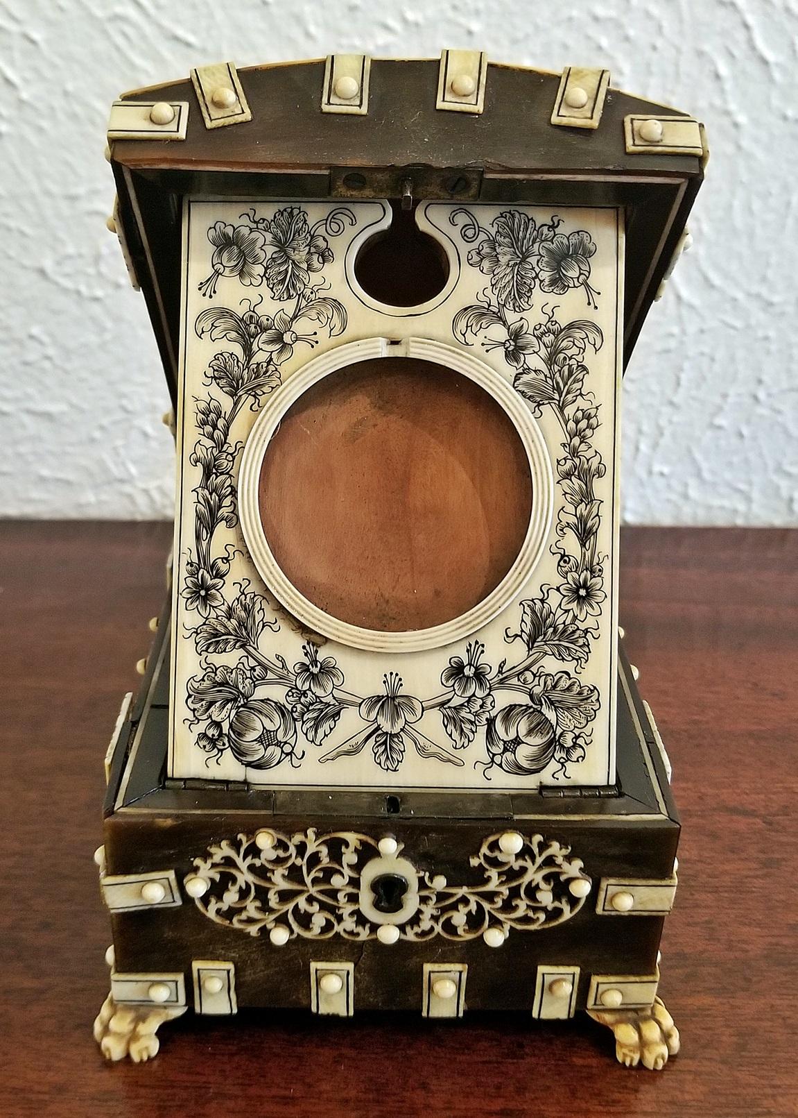 18th Century Anglo-Indian Vizigapatam Pocket Watch Display Box 3