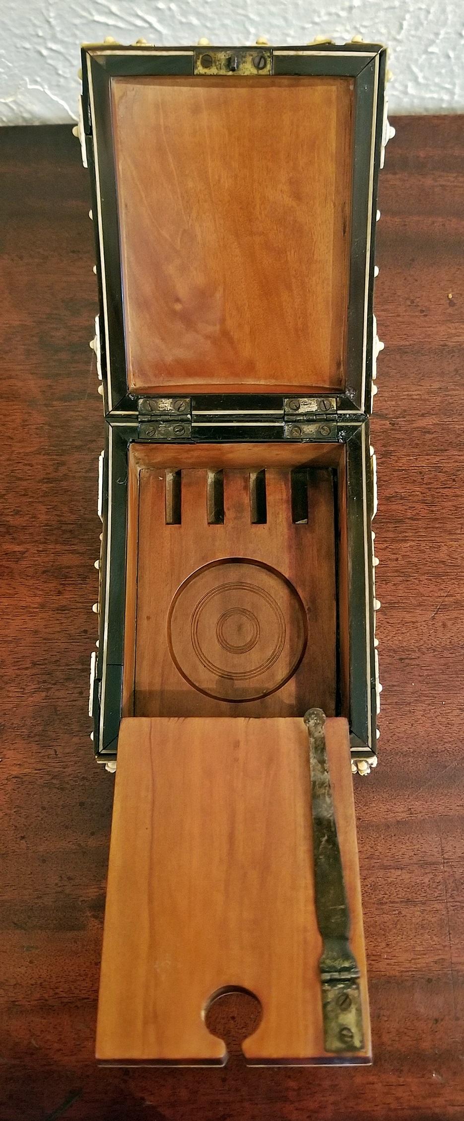 18th Century Anglo-Indian Vizigapatam Pocket Watch Display Box 6