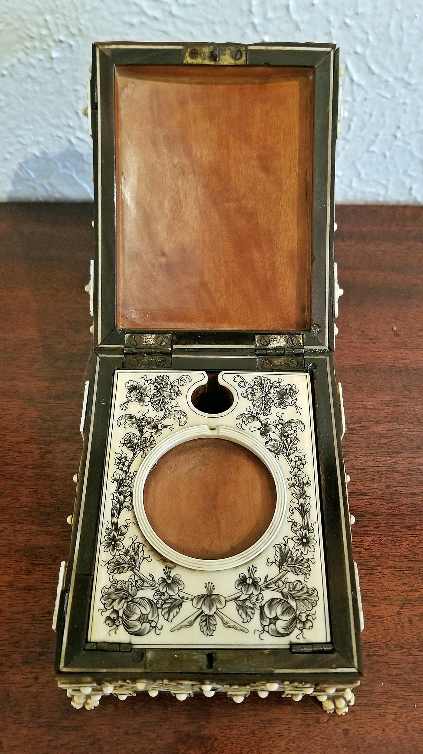 18th Century Anglo-Indian Vizigapatam Pocket Watch Display Box 7