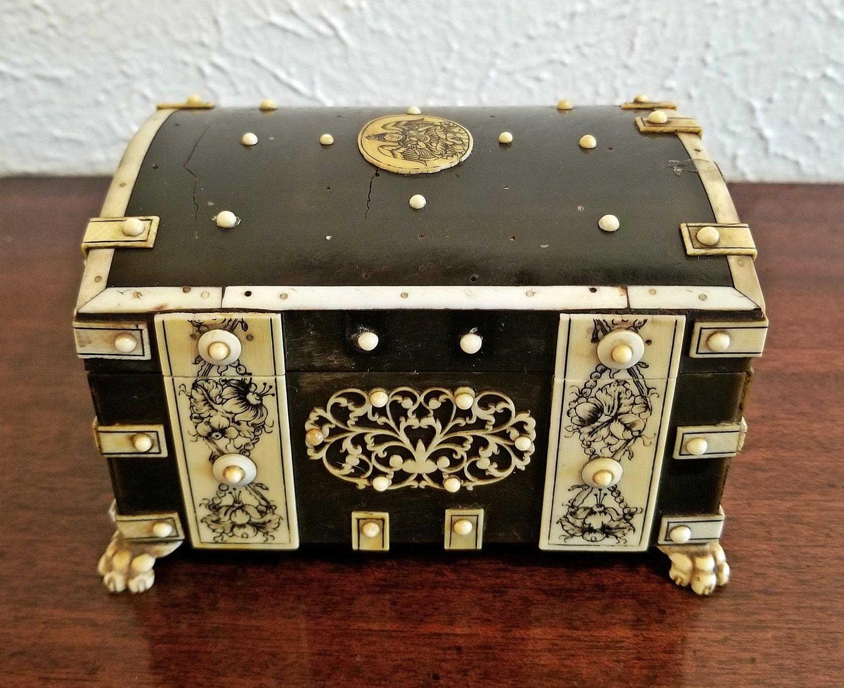 18th Century Anglo-Indian Vizigapatam Pocket Watch Display Box 8