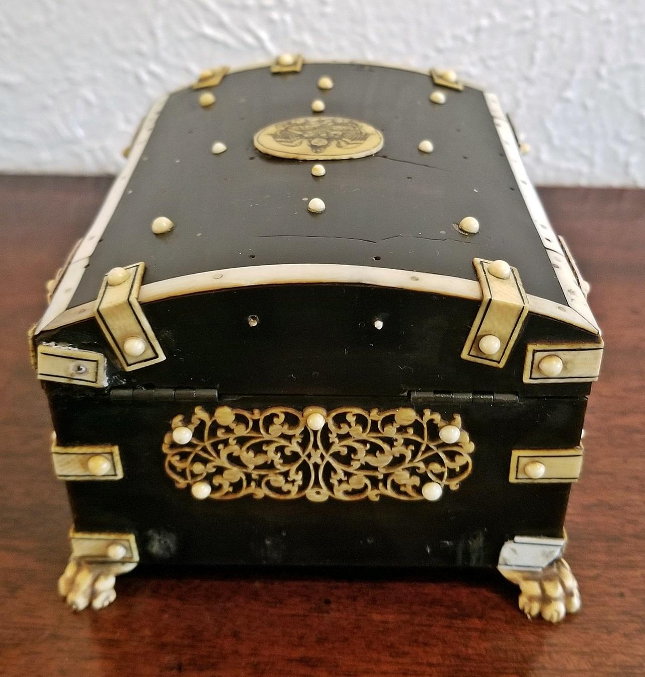 18th Century Anglo-Indian Vizigapatam Pocket Watch Display Box 9